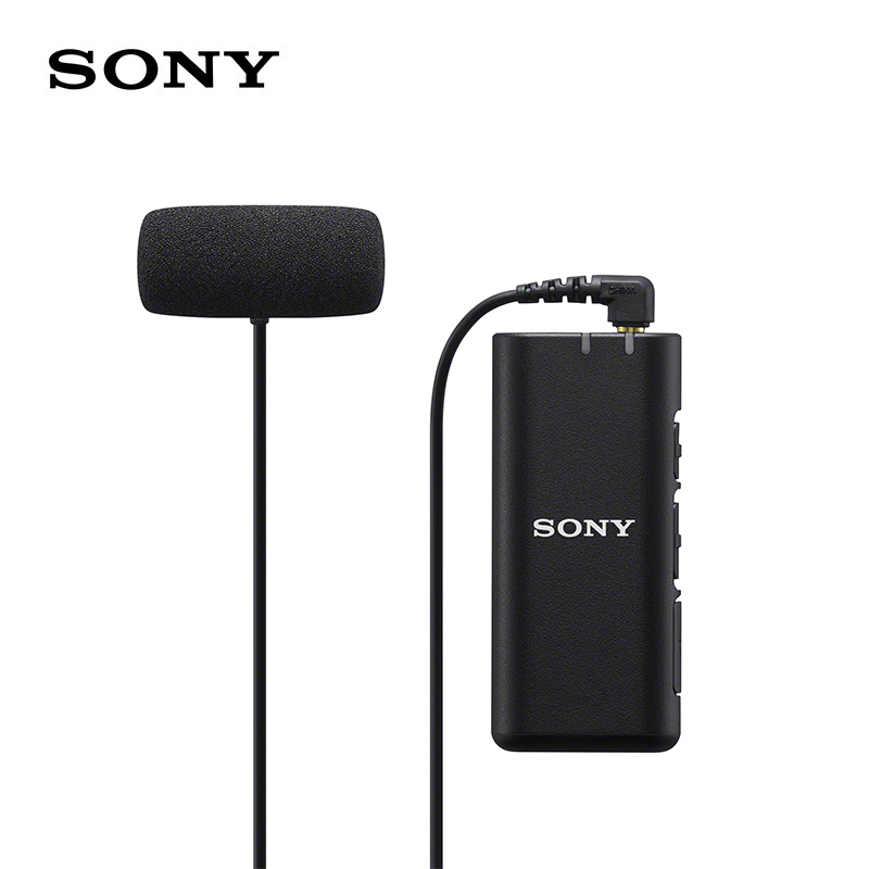 索尼(sony)ecm-lv1 立体声领夹麦克风 ecm-w2bt 无线麦克风 套装