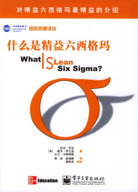 什么是精益六西格玛 [美]乔治,[美]罗兰兹,[美]卡斯特勒 著,郭锐