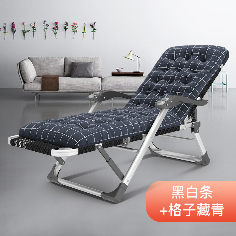 易荣振兴 铝合金折叠椅床两用单人家用轻便躺椅办公室午休午睡神器床