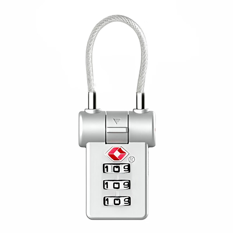 奥本钢缆挂锁 密码锁 tsa出国旅行箱包背包锁 柜门锁抽屉锁A029