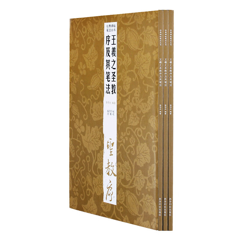 王羲之圣教序及其笔法 经典碑帖笔法丛书 笔法偏旁部首图解 初学者入门字帖放大原迹碑帖 毛笔书法临摹练习本