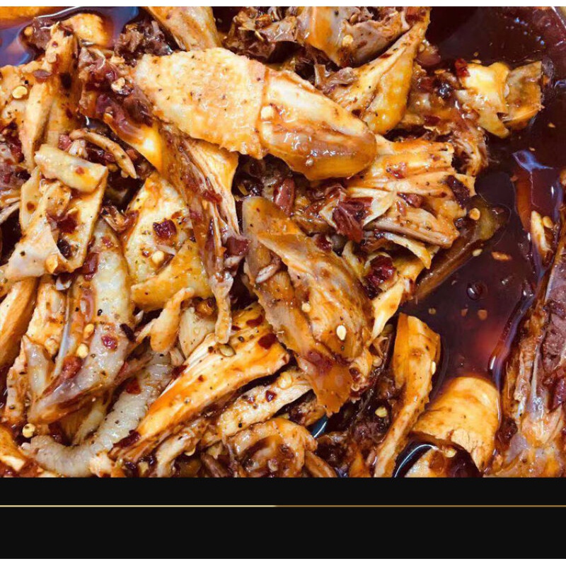 虎钢馋1000g丰都麻辣鸡块私房菜凉拌鸡红油辣子调料白切鸡年货 麻辣味