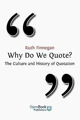the culture and history of quotation.
