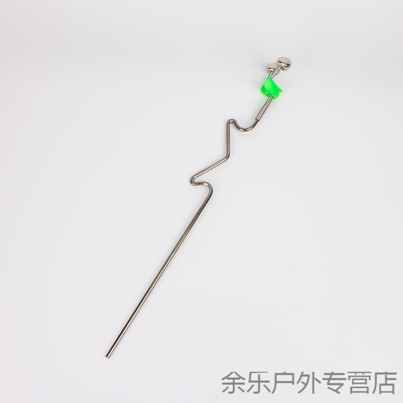 dbhlpgian一体不锈钢弹簧手线地插自动钓鱼甲鱼钩海竿线黑鱼鲶鱼鳖钩