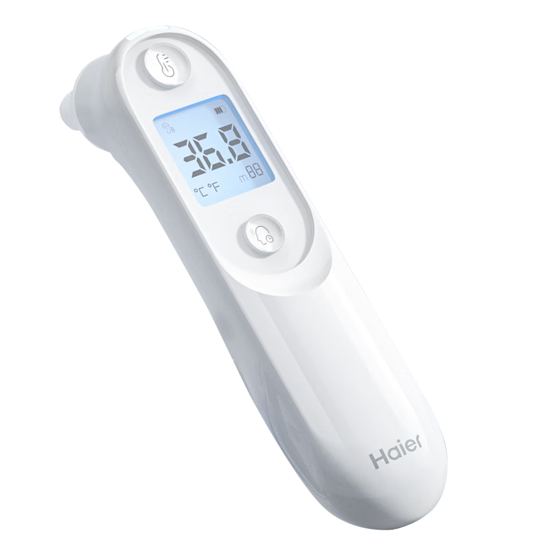 国补：海尔（Haier）红外线耳温计儿童婴幼儿成人通用医用高精准体温枪ET-100I