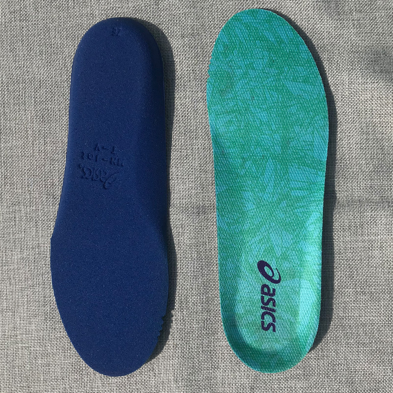 适配亚·瑟士运动鞋垫吸汗原装品质tiger跑步舒适ortholite 红酒色