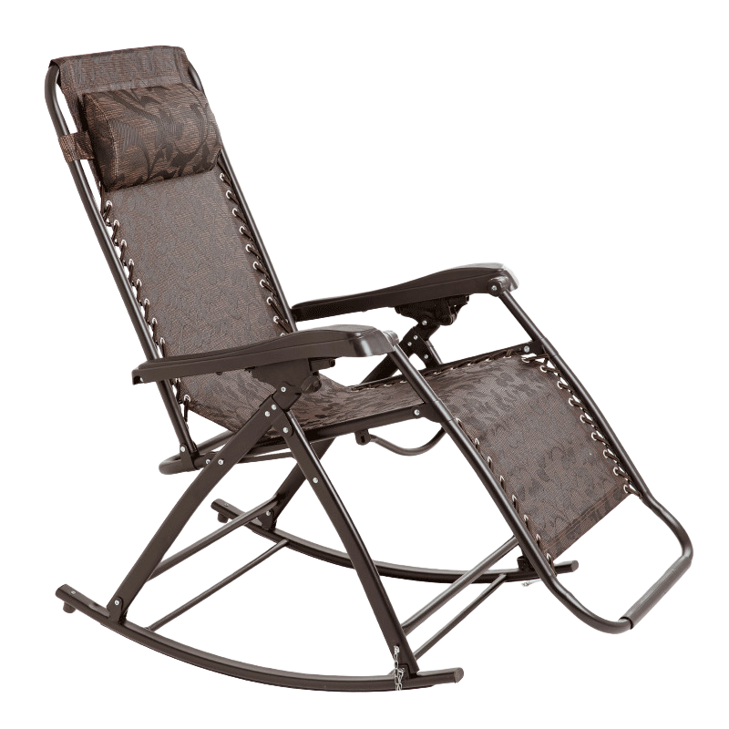 紫葉躺椅午休午睡椅大人搖椅陽(yáng)臺(tái)懶人休閑逍遙椅老人便攜家用折疊椅子 折疊搖椅躺椅