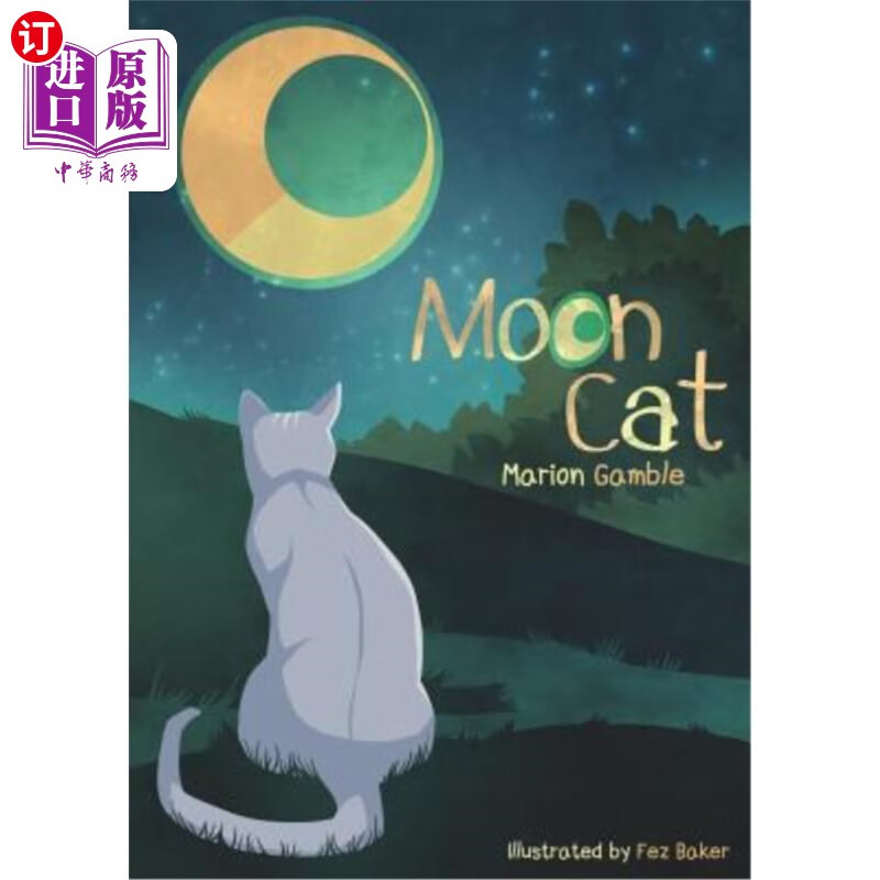 海外直订moon cat 月亮猫