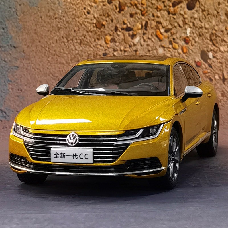 全新一代 一汽大众cc 合金汽车模型 仿真 车模轿车模型 2018款 金色