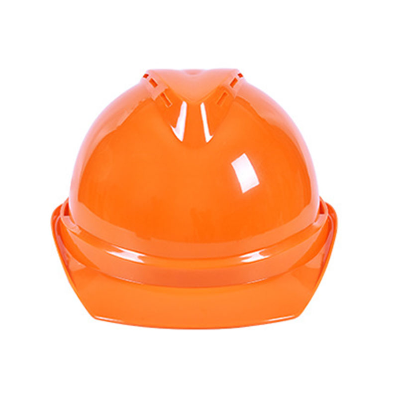 康宁工程工地防护安全帽ABS工地施工安全帽可印字领导安全帽3顶起批 橘色 均码
