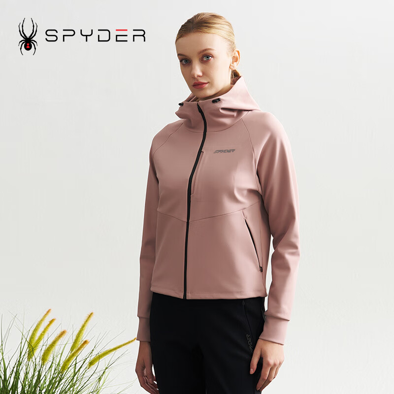 SPYDER秋冬新品女子MOUNTAIN LIFE 舒适保暖休闲夹克外套24CF104W 野莓粉 M