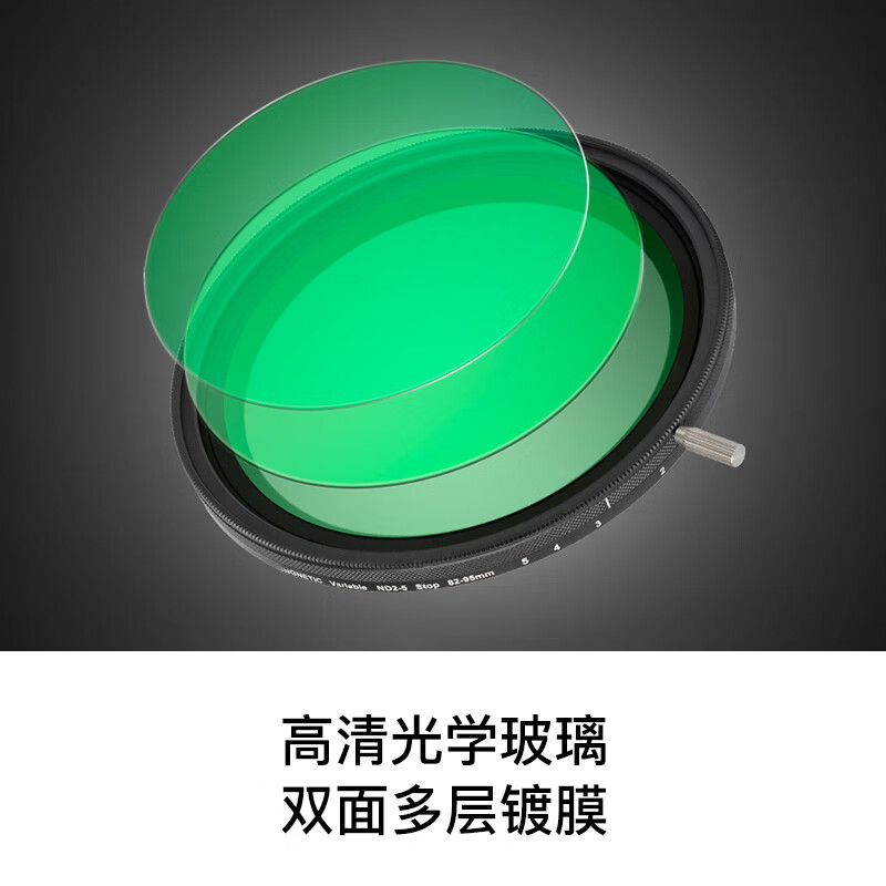 卡色（Kase）可调ND1.5-8+CPL 滤镜套装 减光镜 偏振镜 黑柔滤镜 二合一 三合一 多档位调节 佳能尼康索尼小米 可调 ND1.5-10【金刚狼磁吸】 49mm