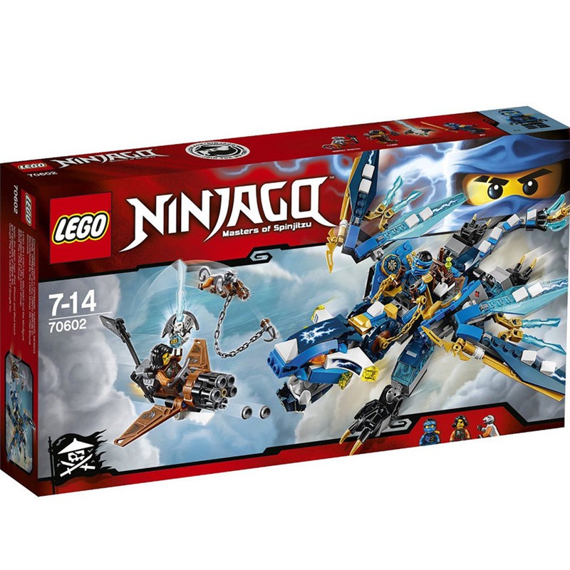 幻影忍者系列 早教 拼插积木 玩具 6-14岁 2019new 杰的雷电飞龙70602