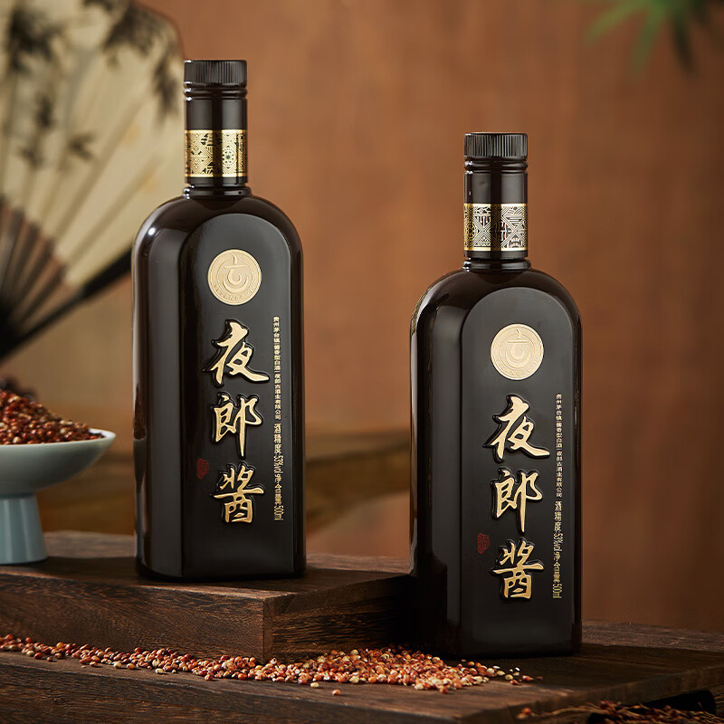 夜郎酱酒(光瓶)53度酱香型白酒500mL纯粮大曲坤沙酱香酒6瓶整箱