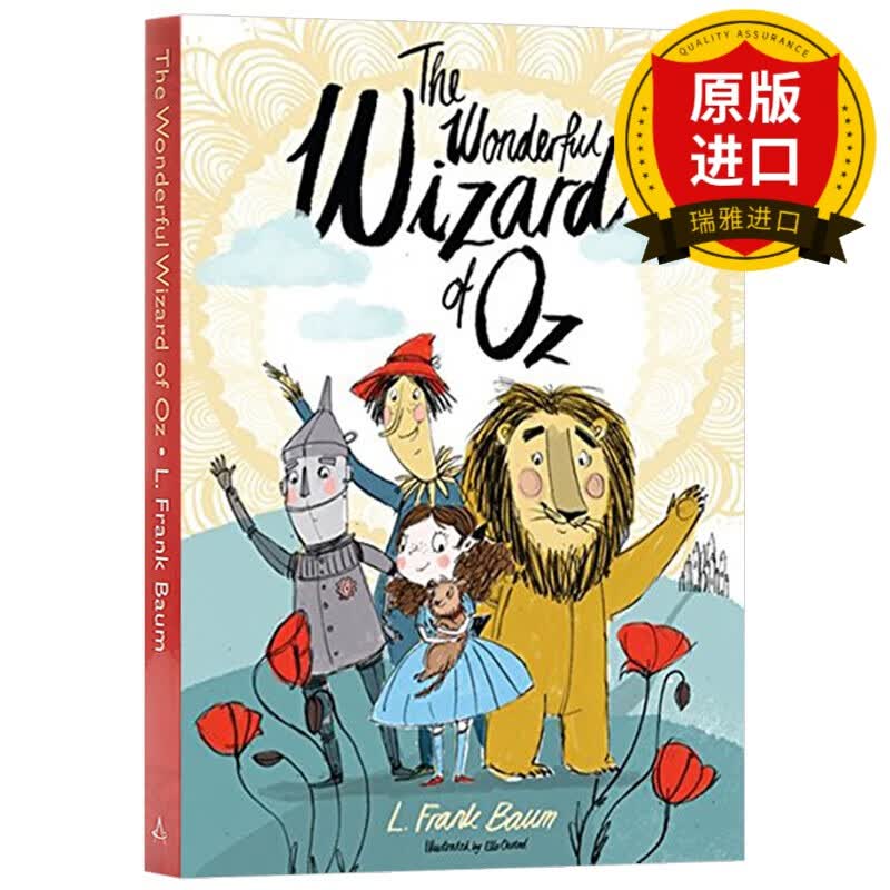 英文原版 绿野仙踪 The Wonderful Wizard of Oz 儿童经典文学小说 童话故事 中小学生英语课外阅读暑期书单 正版原著英语书籍