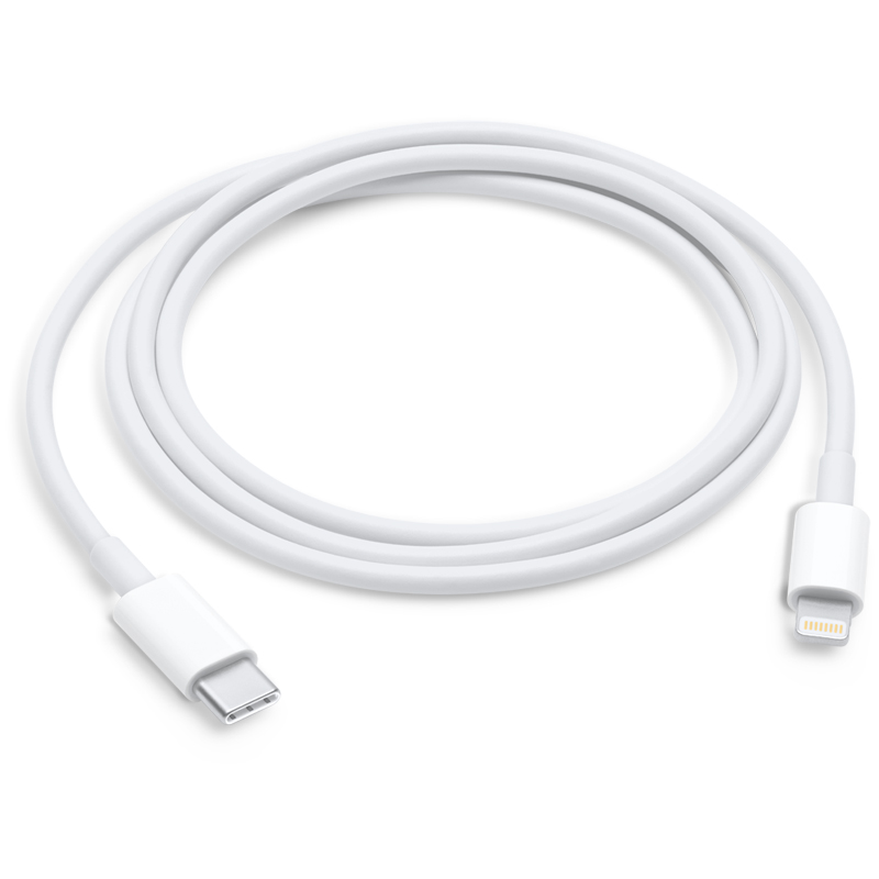 Apple USB-C/ 转 Lightning/闪电连接线 快充线 (1 米) iPhone iPad 手机 平板 数据线 充电线 快速充电