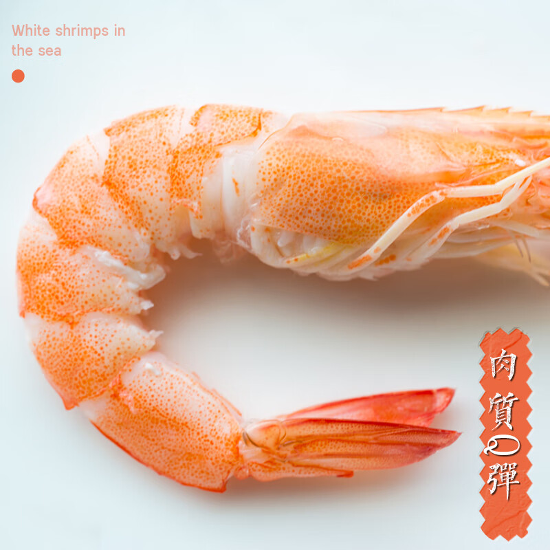 速鲜虾新鲜大虾盐冻鲜活超大青鲜虾海虾基围虾白虾净重 3040虾净重1斤(3份默认发一盒)
