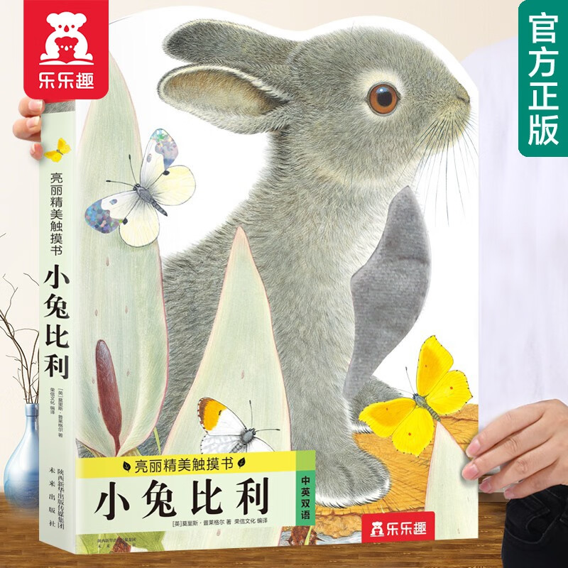 【官方正版】乐乐趣触摸书小兔比利亮丽精美触摸书系列0-2-3岁婴幼儿中英双语启蒙认知触觉早教故事书宝宝手指触摸书属于什么档次？