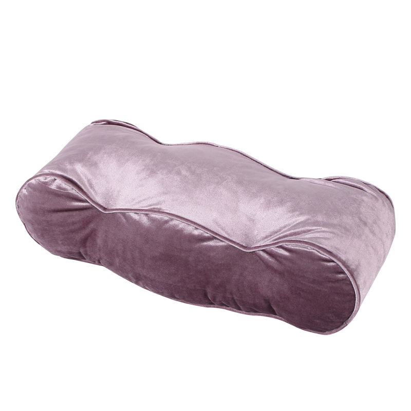 考拉吉苏 腰垫护腰靠垫腰托沙发靠枕人体工学午睡觉腰枕办公室腰枕旅行枕 豆沙紫