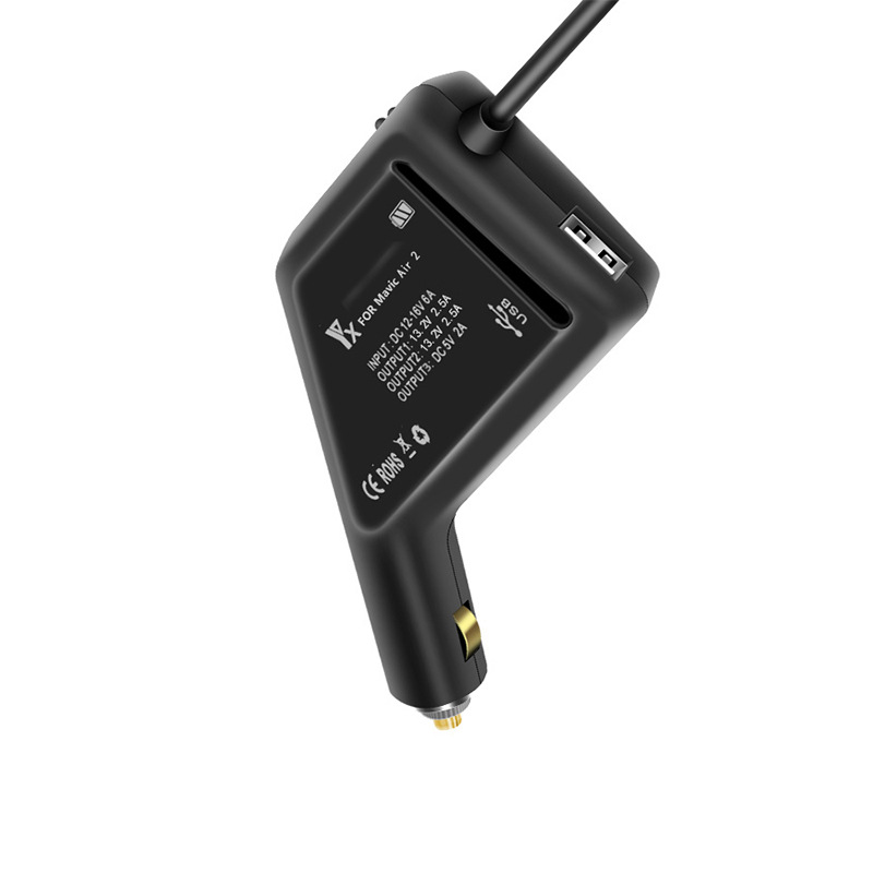 sunnylife 适用于dji大疆mavic御air2 2s无人机充电器车载充电管家