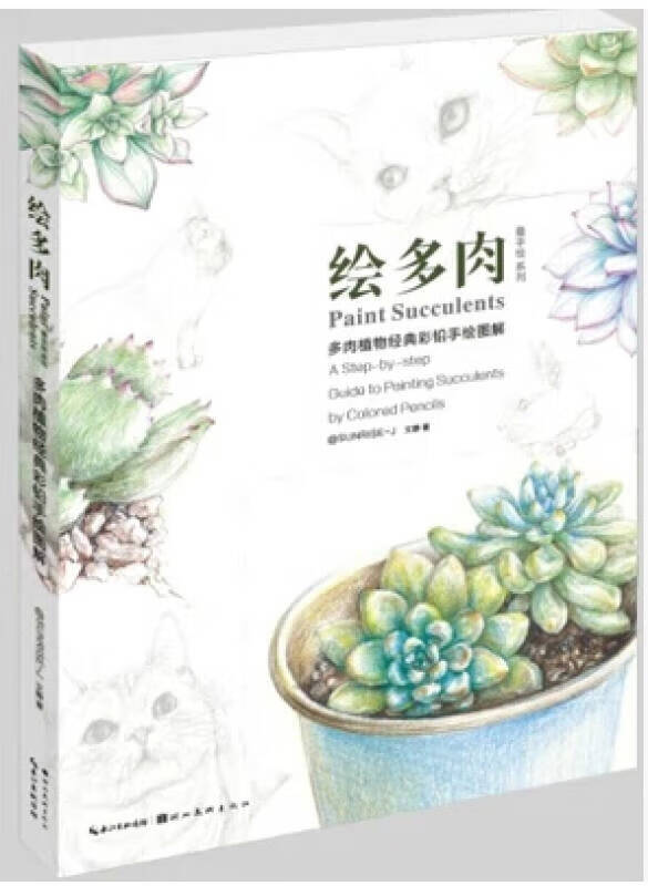 绘多肉 多肉植物经典彩铅手绘图解
