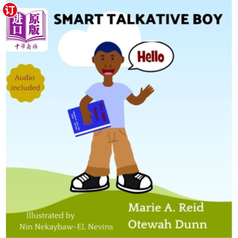 海外直订the smart talkative boy 聪明健谈的男孩