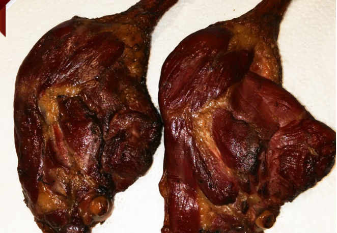 纳嘉新萍乡腊味江西湖南烟熏鸭腿腊鸭把腿特产腊多肉500g