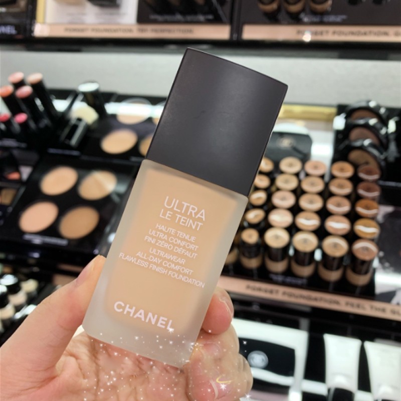 香奈儿(chanel)持妆粉底液30ml控油持久遮瑕 柔光持妆粉底液b10#柔