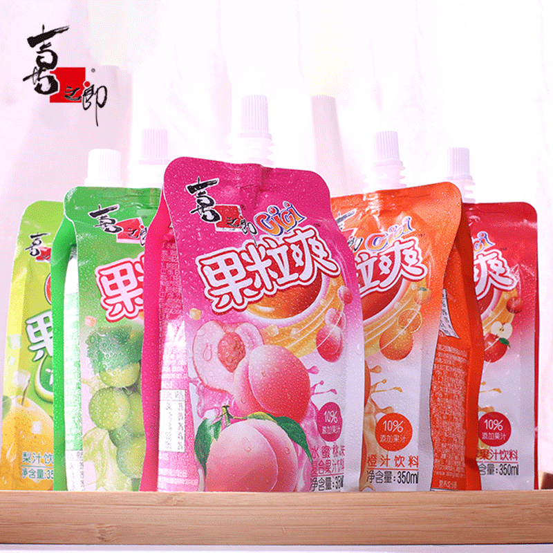 5包装喜之郎果冻吸吸可吸cici350g儿童零食幼儿园小朋友果味整箱批发
