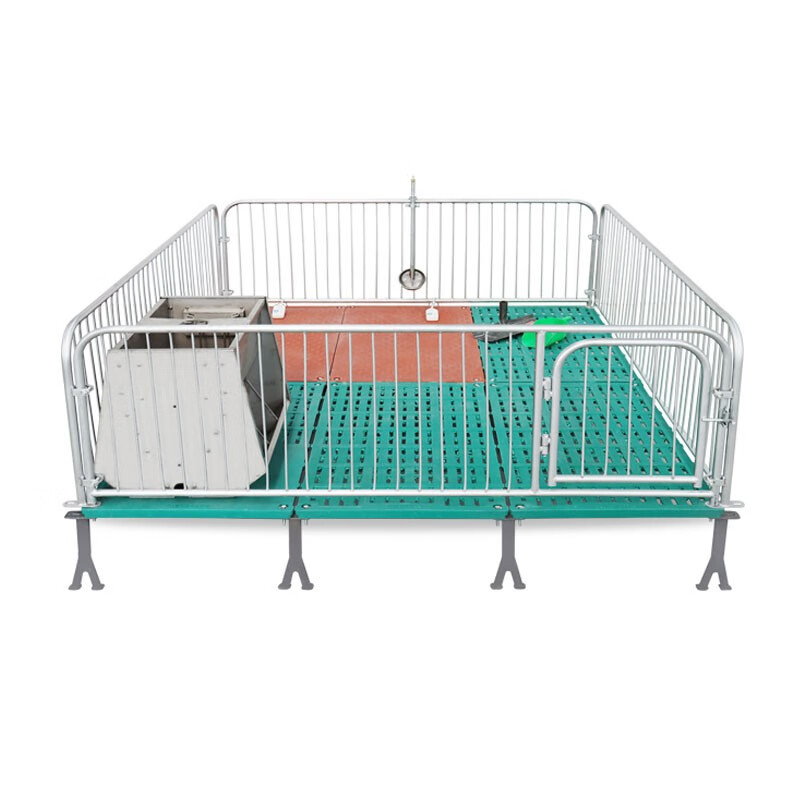 0复合板单体不锈钢槽】仔猪保育床猪用保育栏母猪产床定限位栏猪场