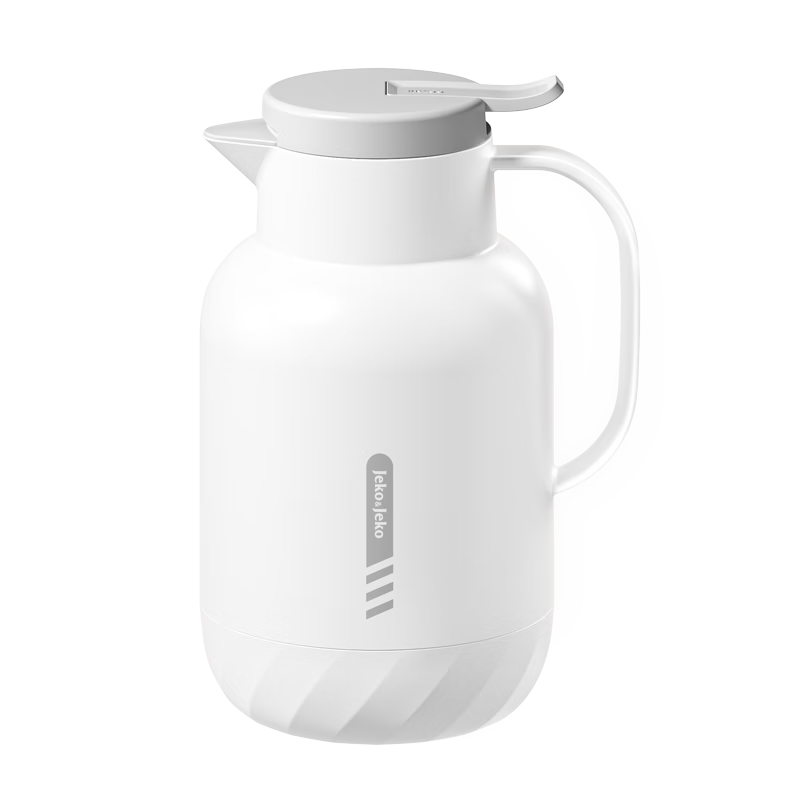 JEKO&JEKO保溫壺家用大容量暖水壺?zé)崴克奚衢_水瓶佩立肯 1.6L月光白