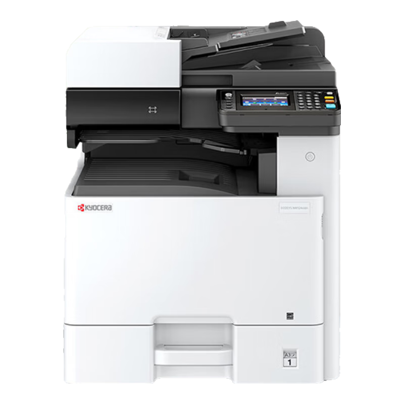 京瓷（KYOCERA） M8124cidn復印機彩色復印打印一體大型自動(dòng)雙面無(wú)線(xiàn)商用彩打a3復合機網(wǎng)絡(luò )紅頭專(zhuān)用打印機 主機標配（含雙面輸稿器)