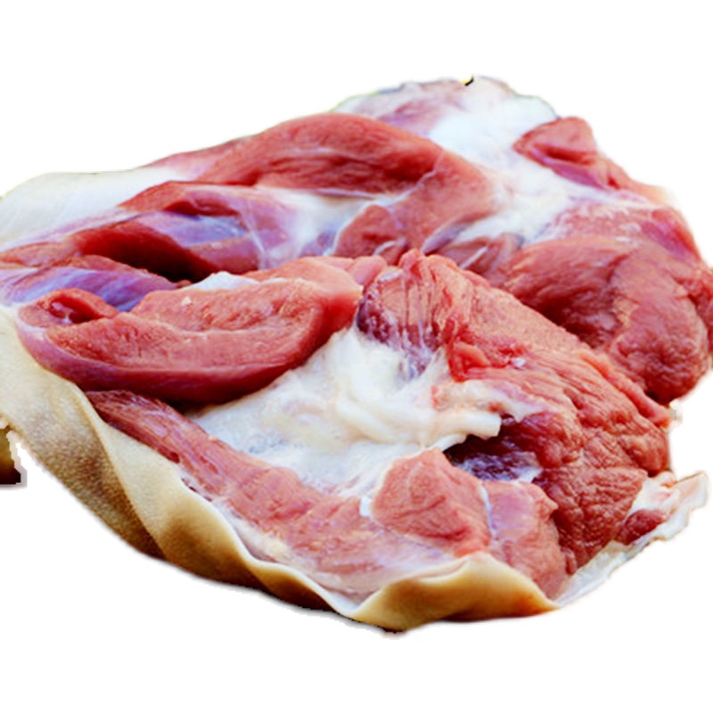 果亦橙带皮去骨羊腿肉羊肉新鲜现杀生鲜带皮羊排火锅煲汤食材生鲜 2斤