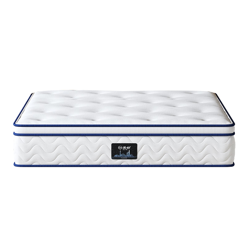 爱舒泰国乳胶床垫环保代棕棉抗菌防螨轻音独立弹簧床垫席梦思1.8*2米 逸眠二型