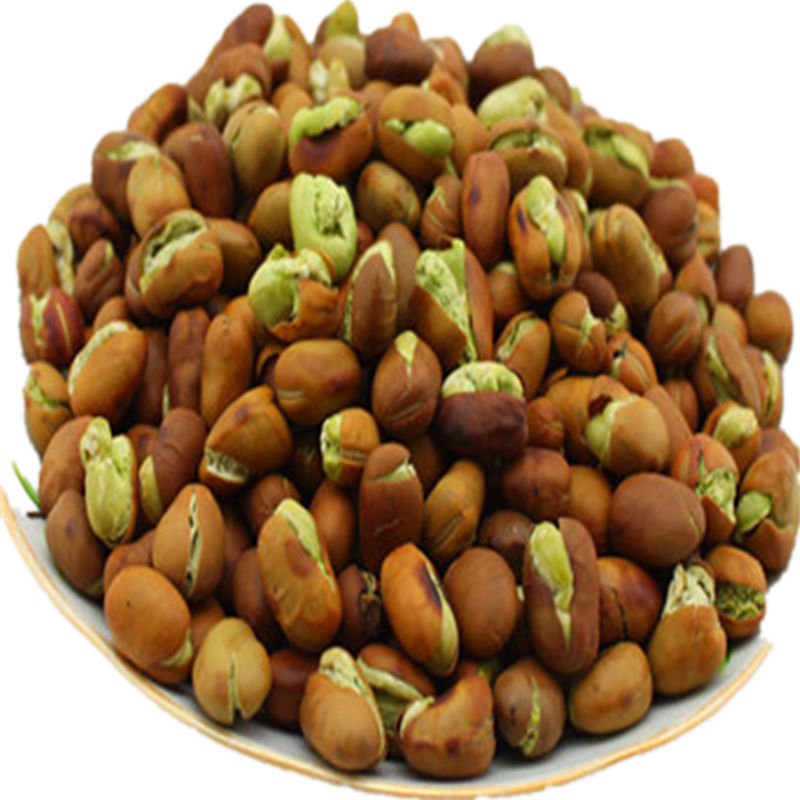 恋剥新豆绿心蚕豆手工炒货云南特产保山小绿豆 500克原味