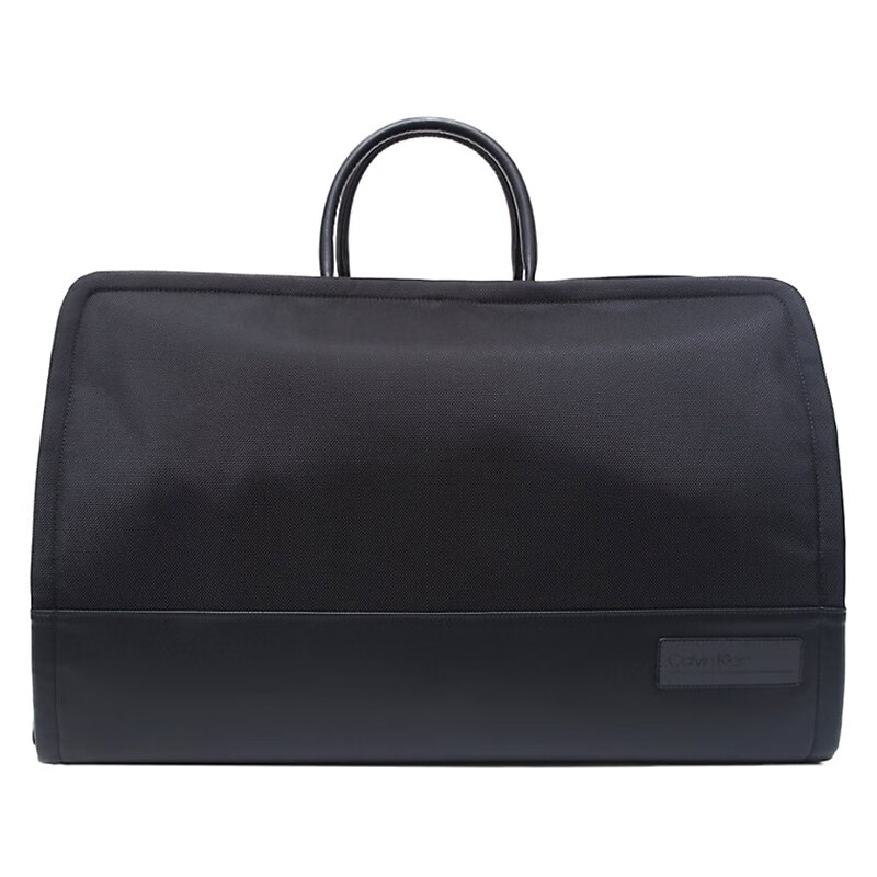 Calvin Klein CK  男士时尚纯色休闲旅行包 手提包  行李包  46400150 BLACK 横款