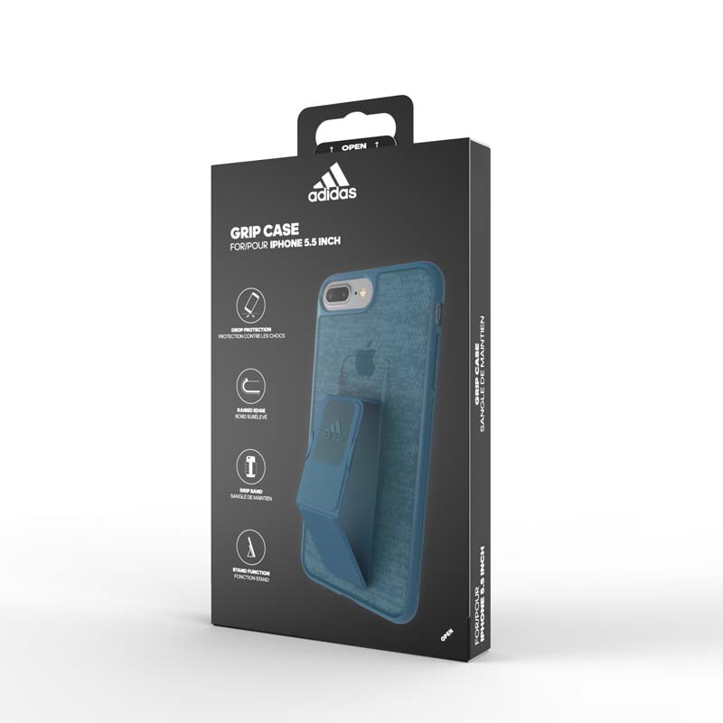 阿迪达斯adidas苹果手机壳iPhone6\/6s\/7\/8 PLUS SE2支架款防摔保护套 ADSJT-29595 iPhone6/6s/7/8 PLUS 5.5英寸