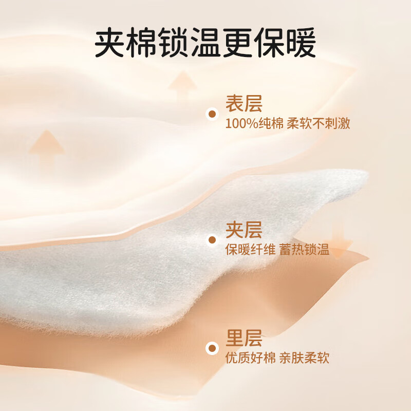 欧孕（OUYUN）宝宝保暖内衣秋冬夹棉分体秋衣套装婴儿衣服红色加厚 虎头虎脑【A类无荧光】 80