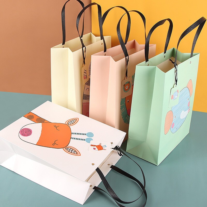 教师节中秋节礼物袋婚礼手提袋创意纸质包装袋 商务回礼伴手礼袋子 深