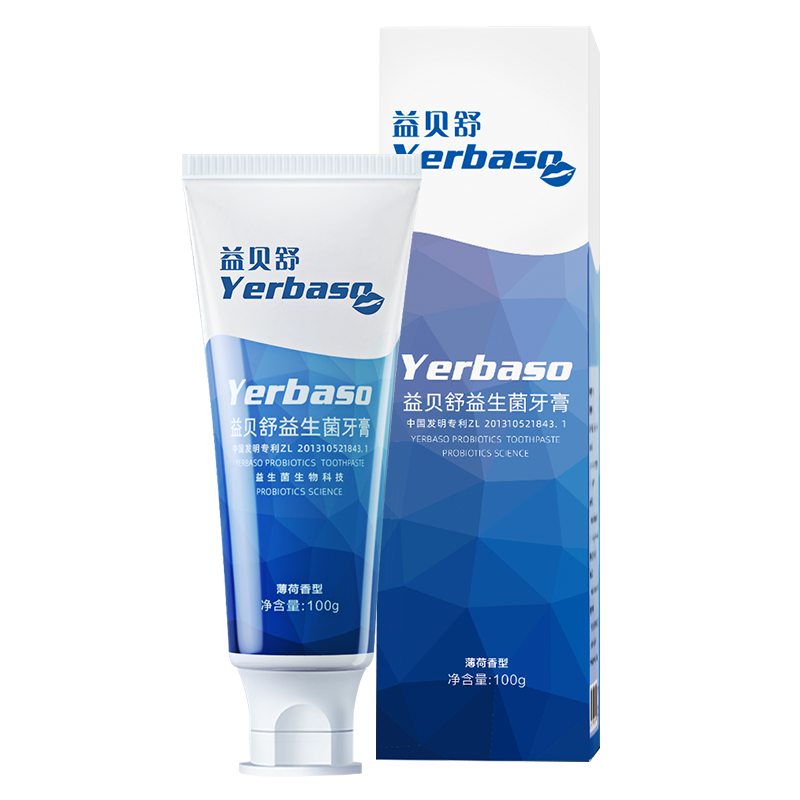 益贝舒益生菌牙膏  清新口气 呵护口腔牙膏 一支装