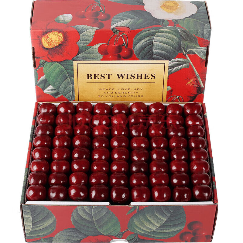 京营觅选智利车厘子进口大樱桃礼盒 当季整箱年货春节送礼水果礼盒 2.5kg(净重) 巨无霸3J单果10-12g 品质精选- 爆甜多汁