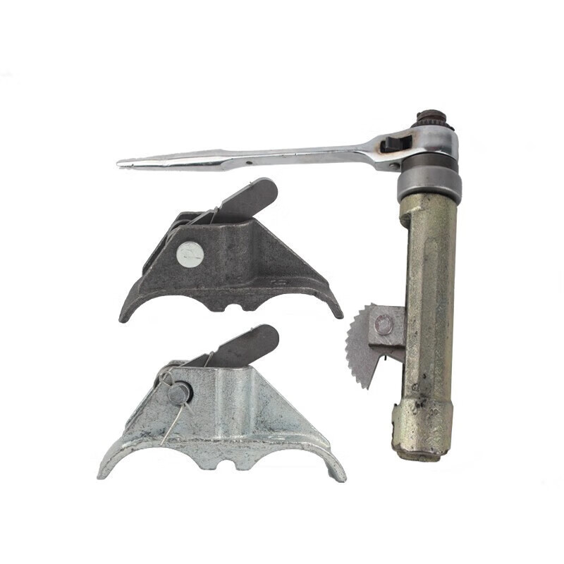 扑哩扑剌新型建筑建筑工地穿墙丝杆件平板卡扣钢筋 新式原色蝴蝶扣