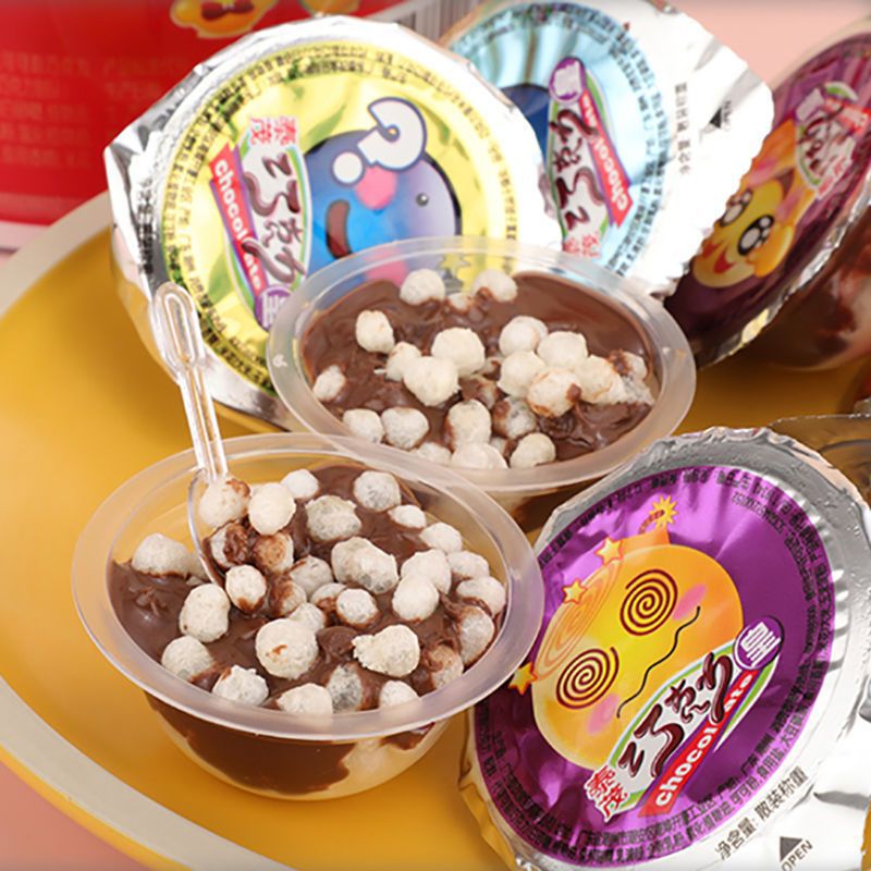 泰茂巧克力皇爆米花糖儿童休闲零食巧克力 巧克力皇1010g*1桶装