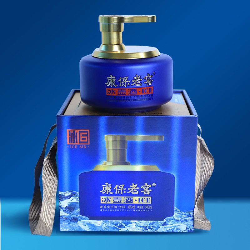 【康保老窖】冰梦6年冰壶酒 38/52度浓香型白酒 礼盒装500ml/瓶商务