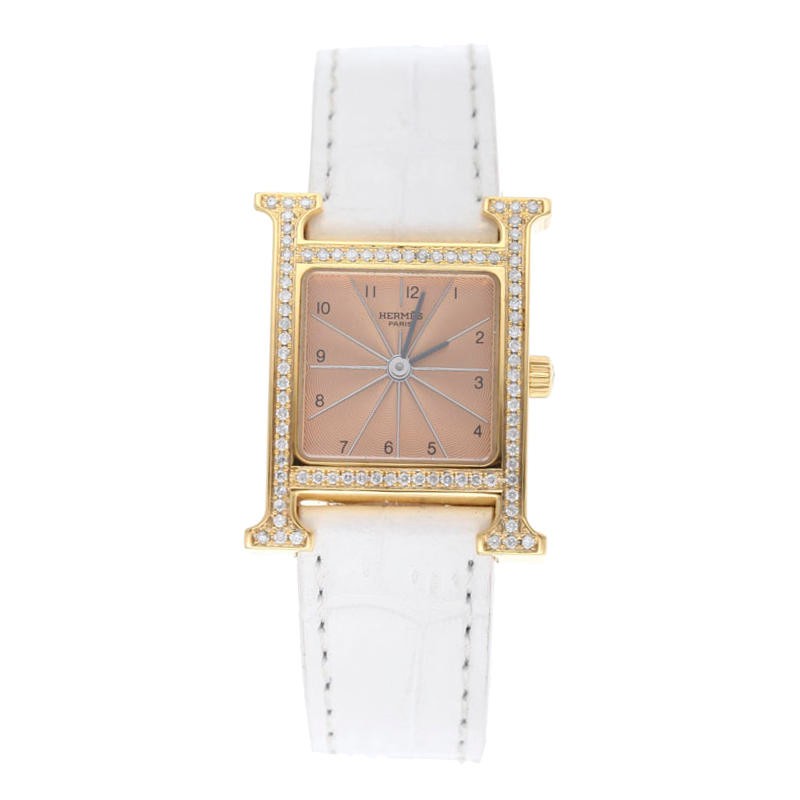 【二手95新】hermes/爱马仕h hour系列女士石英腕表