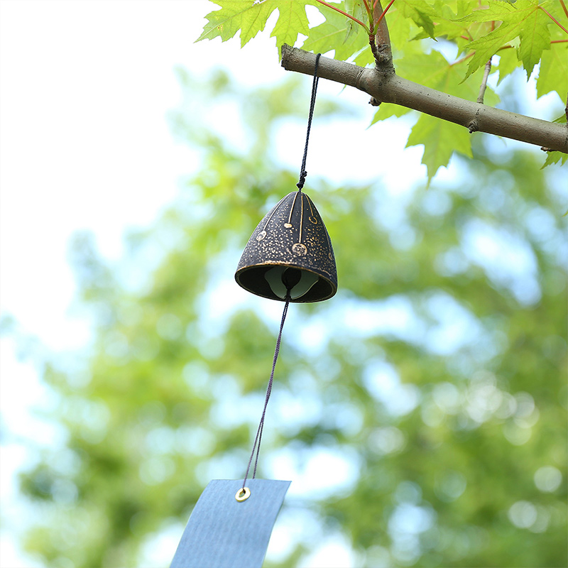 南部风铃  南部铁器铸铁风铃挂饰复古日式挂件寺庙铃铛生日礼物 線香