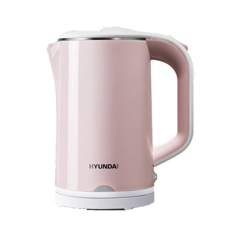 韩国现代(hyundai)热水壶 电水壶烧水壶双层防烫保温304不锈钢保温