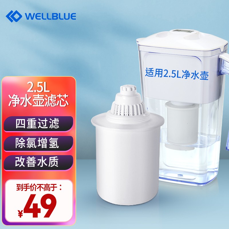 蓝盾 净水器家用滤水壶饮水机直饮水净水器水龙头自来水软水过滤器
