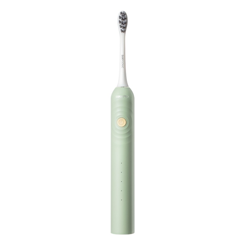 舒客（Saky）电动牙刷 成人声波震动充电式牙刷 软毛防水G33A  抹茶慕斯