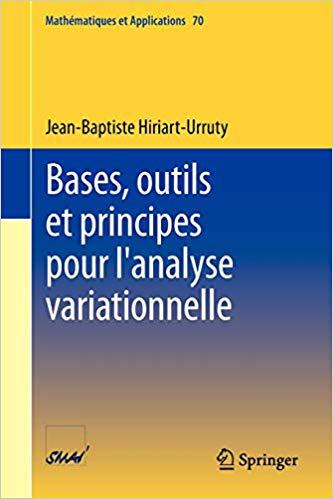 预订 bases, outils et principes pour lanalyse variationnelle